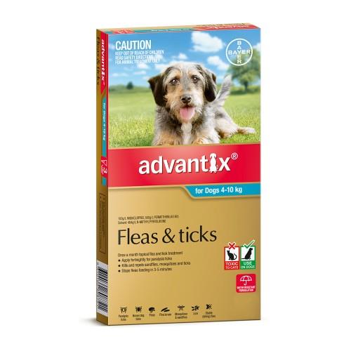 Advantix Medium 4-10kg Teal 6 pack