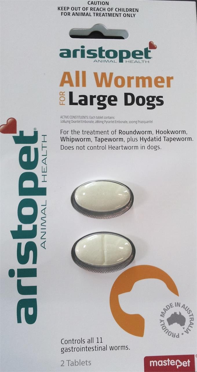 Aristopet allwormer large online dog