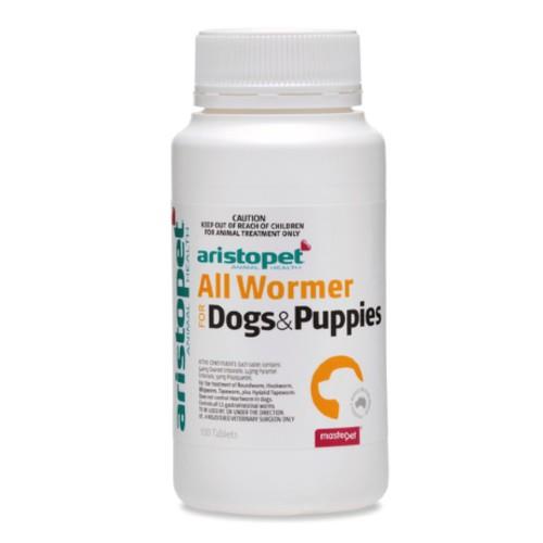 Aristopet All Wormer Dogs and Puppies 100 pack