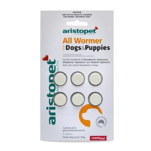 Aristopet All Wormer Dogs and Puppies 6 pack