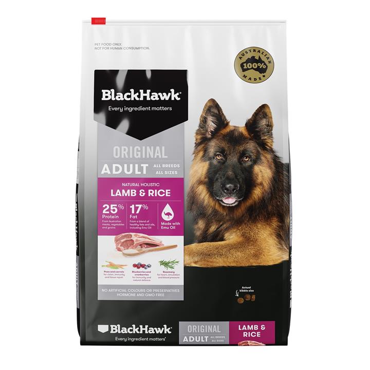 Black Hawk Original Lamb & Rice Adult Dry Dog Food 3kg
