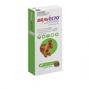Bravecto Medium Dog Green 2 X 2 Pack
