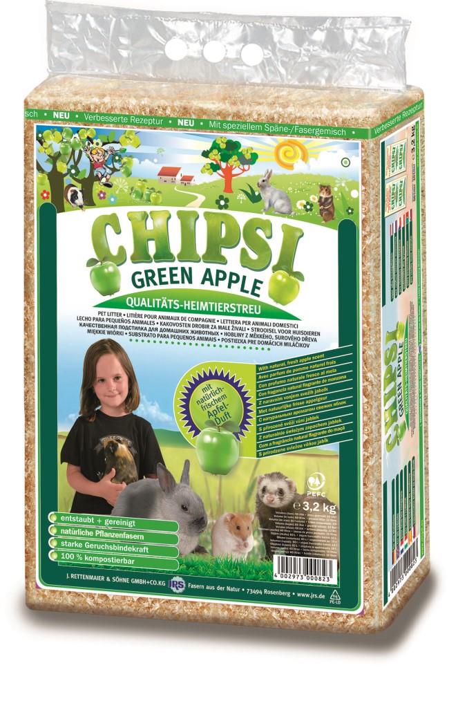 Chipsi Classic Green Apple Pet Litter 3.2kg