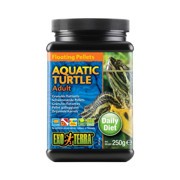 Exo Terra Aquatic Turtle Food Adult Floating Pellets 260gm
