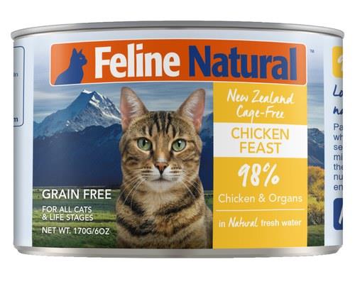 Feline Natural Canned Chicken Cat Food 170g