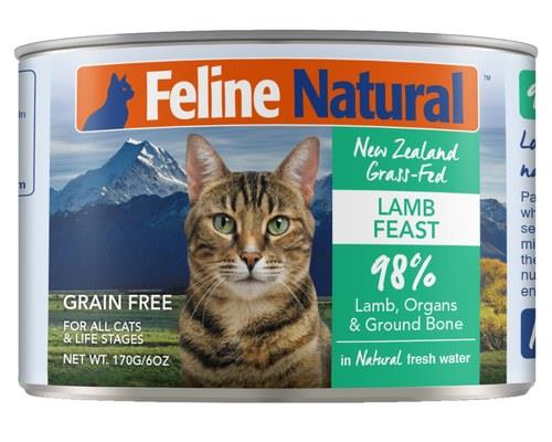 Feline Natural Canned Lamb Feast Cat Food 170g