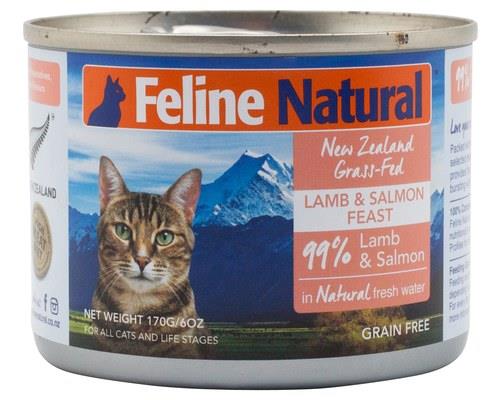 Feline Natural Lamb & Salmon 170g