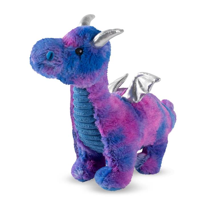 Fringe Studio Feelin' Blue Dragon Plush Squeaker Dog Toy