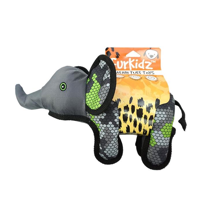 FurKidz African Safari Elephant Dog Toy