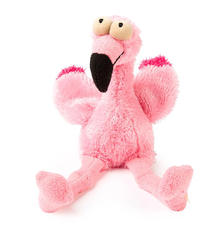 FuzzYard Dog Toy Flo Flamingo