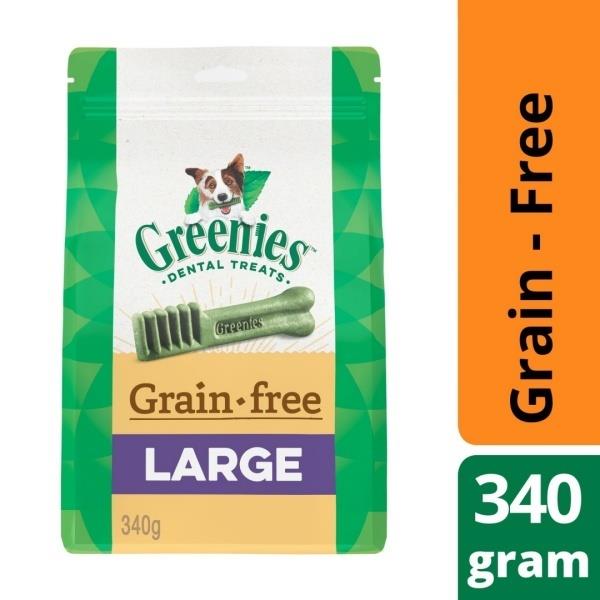 Greenies Grain Free Dental Chew Treats for Dogs - 340g Treat-Paks [Size: Large]