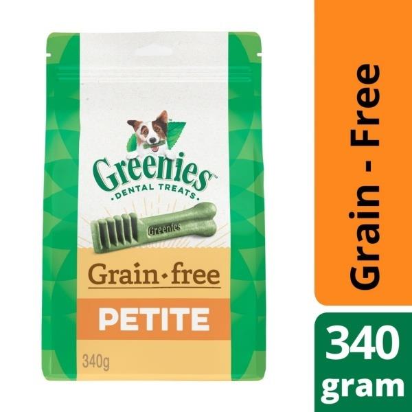 Greenies Grain Free Dental Chew Treats for Dogs - 340g Treat-Paks [Size: Petite]