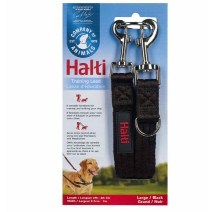 Halti Dog Training Lead Black