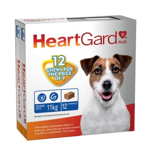 Heartgard Plus 0-11kg Small Blue 12 pack