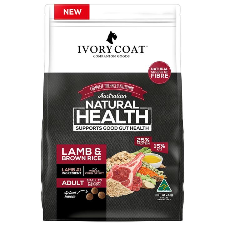 Ivory Coat Adult Lamb & Brown Rice Dry Dog Food 18kg