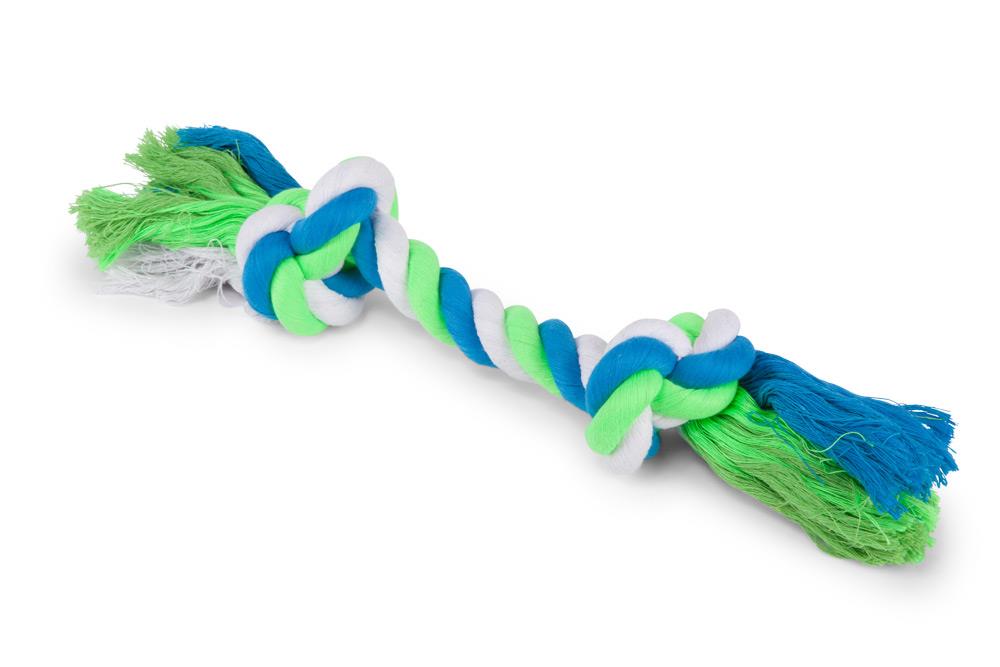 Kazoo Twisted Rope Knot Bone Dog Toy Large