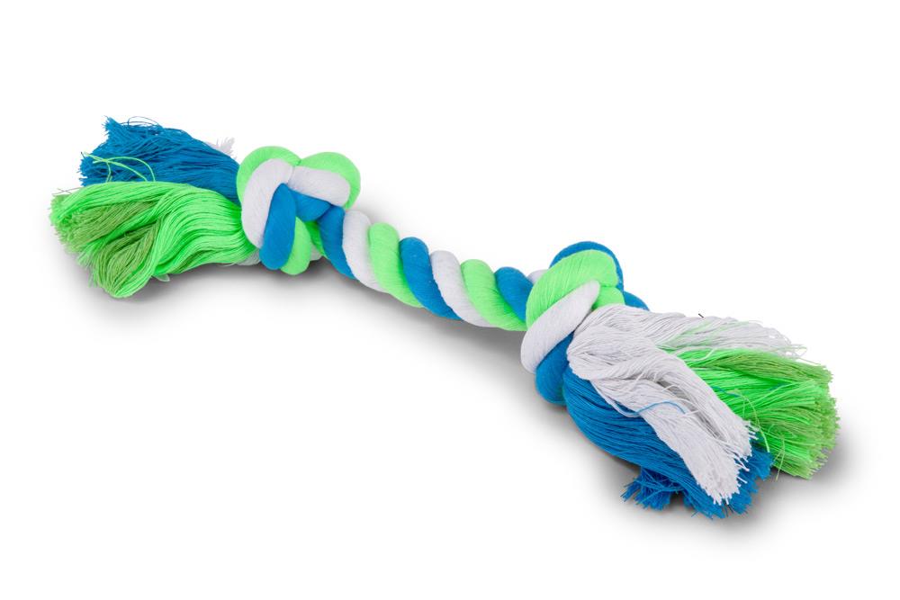 Kazoo Twisted Rope Knot Bone Dog Toy Medium