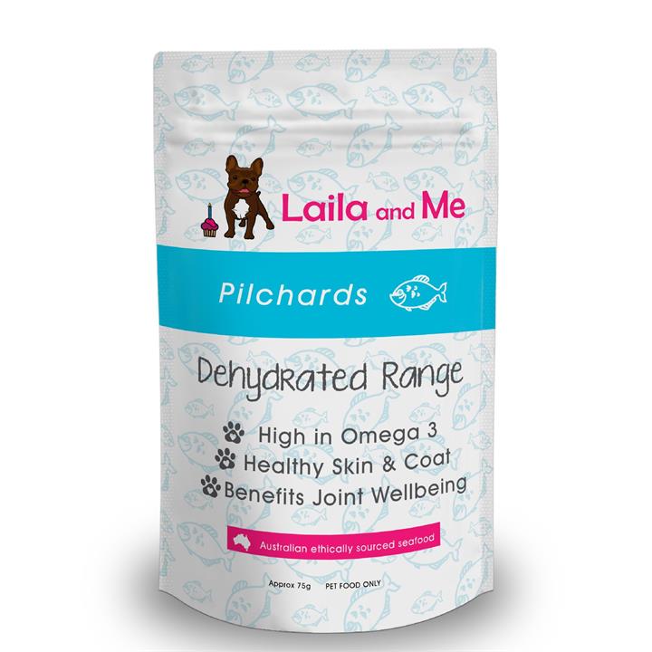 Laila & Me Dehydrated Australian Dehydrated Pilchards - 5-Pack Cat & Dog Treats