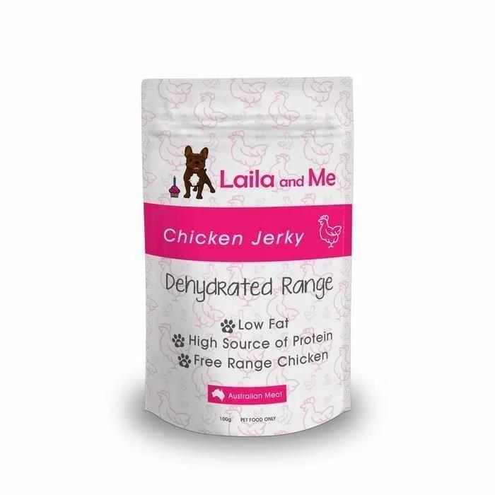 Laila & Me Dried Australian Chicken Jerky Dog Treat 100g