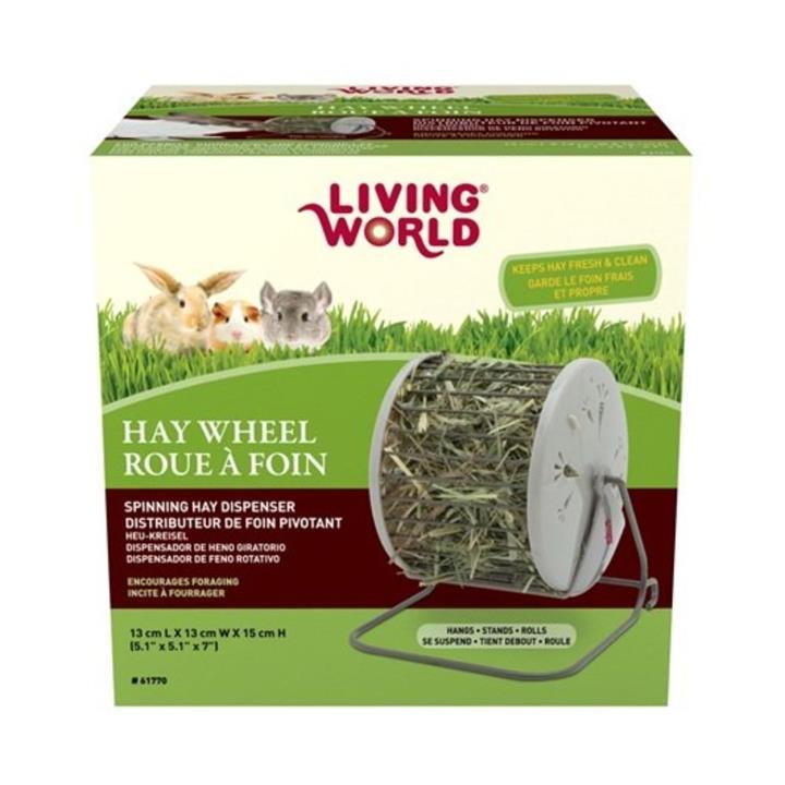 Living World Small Animal Hay Wheel