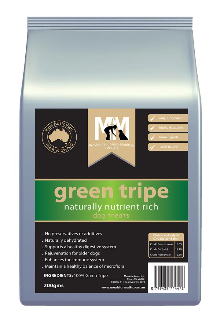 Meals For Mutts Green Tripe Dog Treat 200g
