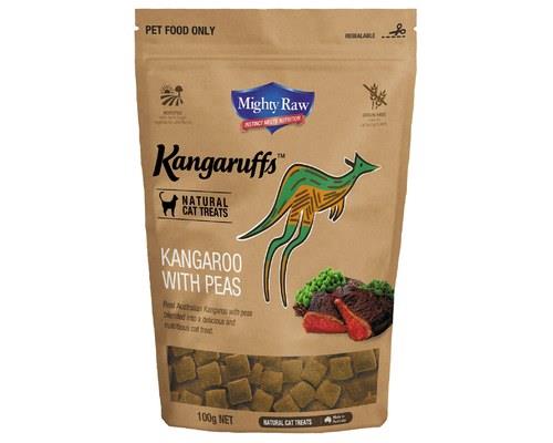 Mighty Raw Cat Kangaruffs Kangaroo With Peas100g