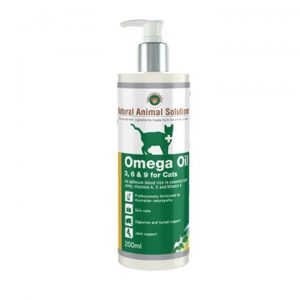 Natural Animal Solutions Omega 3,6 & 9 Supplement Oil for Cats 200ml