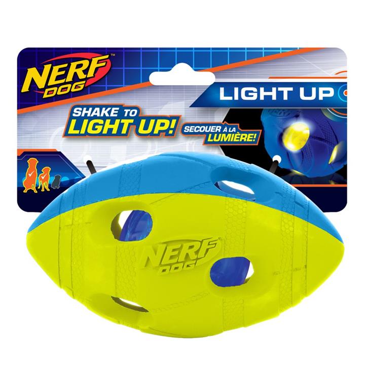 Nerf LED Bash Football Dog Toy 14cm