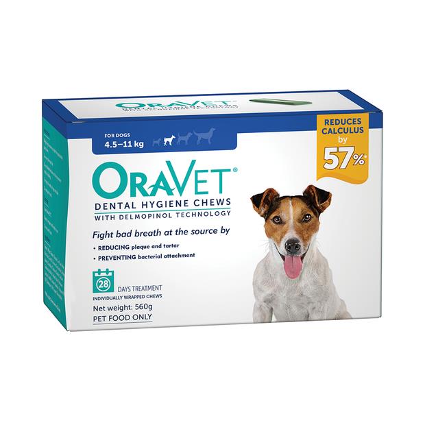 Oravet Dental Hygiene Chews Small 2 X 28 Chews