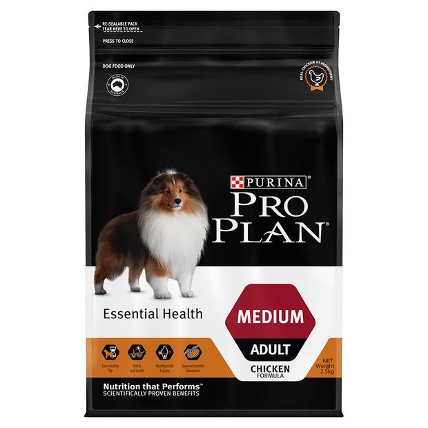 Pro Plan Adult Essential Health Medium Breed Chicken Dry Dog Food 15kg