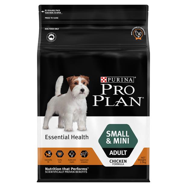 Pro Plan Adult Essential Health Mini Small Chicken Dog Dry Dog Food 2.5kg