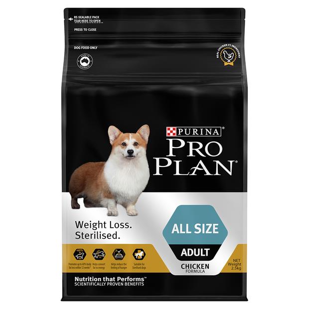 Pro Plan Adult Weight Loss Sterilised Chicken Dry Dog Food 12kg