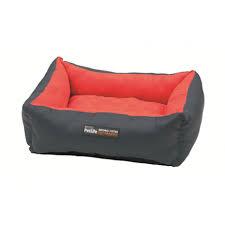 Purina Petlife Self Warm Cuddle Bed Red/Charcoal Medium/ Large