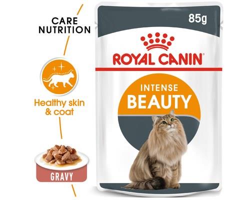 Royal Canin Feline Intense Beauty Care Cat Food In Gravy 85g