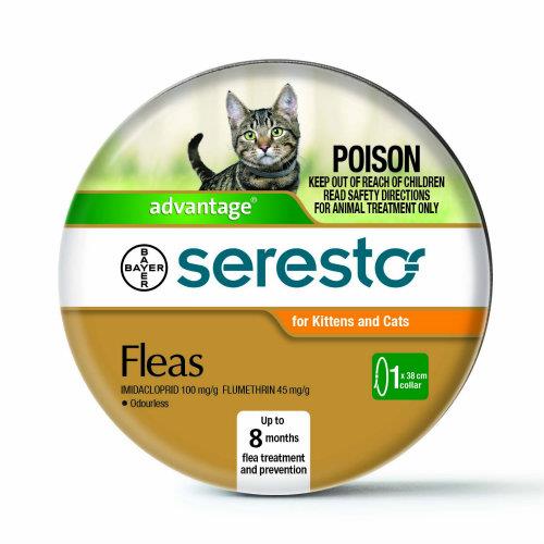 Seresto Flea and Tick Collar for Kittens and Cats 1 collar