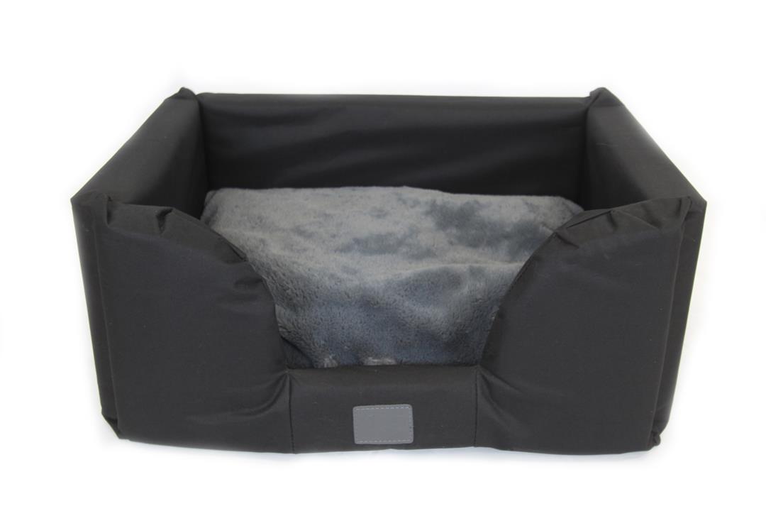 T & S Jackaroo Black Dog Bed Large