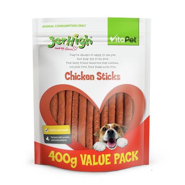VitaPet Jerhigh Chicken Sticks 100g