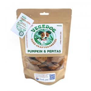 Wagalot Vegedog Pumpkin & Pepitas Cookies Dog Treat 300g