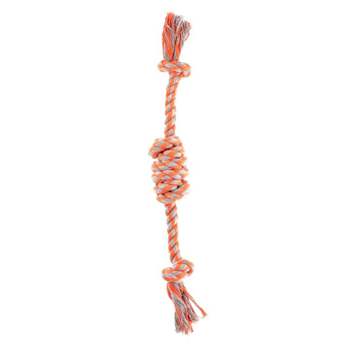Yours Droolly Chewers Rope Knot Orange Medium