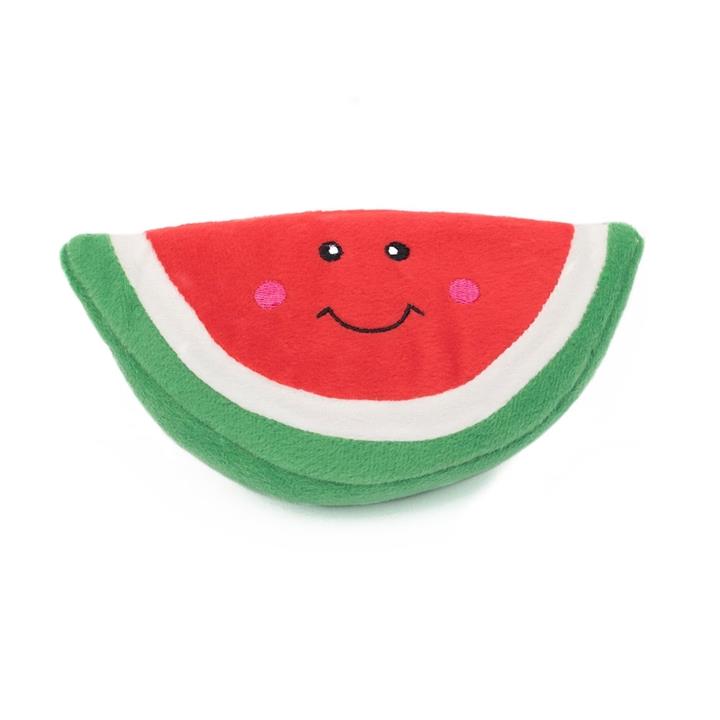 Zippy Paws NomNomz Squeaker Dog Toy - Watermelon