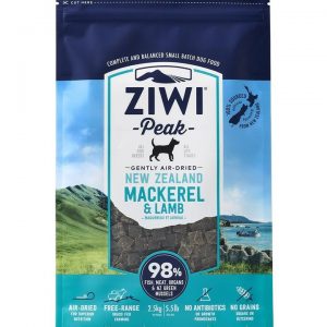 Ziwi Peak Air Dried Dog Food 2.5kg Pouch - Mackerel & Lamb
