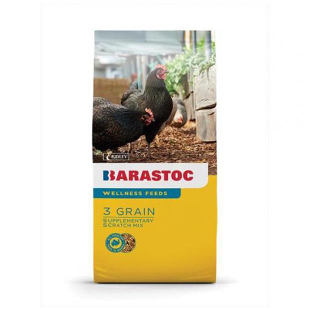 Barastoc 3 Grain Scratch Mix 20kg