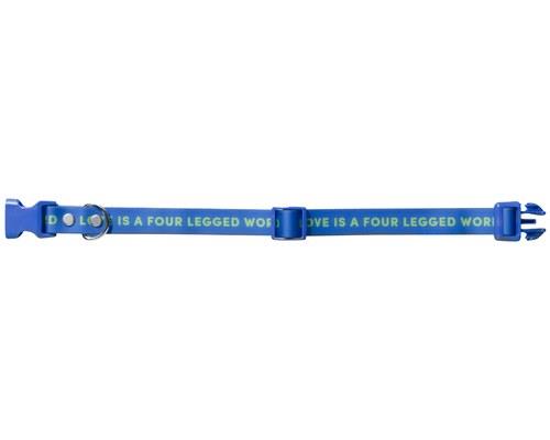 Gummi Pet Slick Dog Collar Blue Large