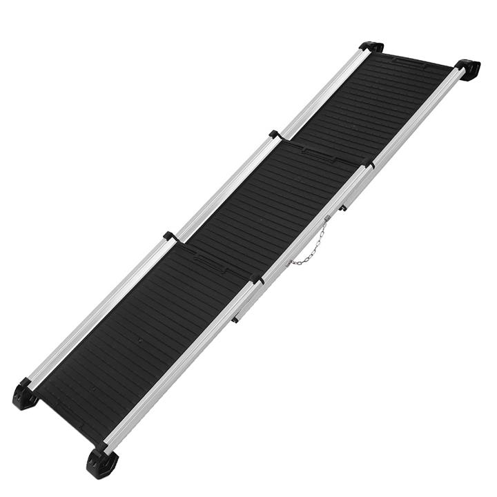 Deluxe Aluminium Retractable Lightweight Pet Ramp for pets up to 120kg - Extends to 160cm