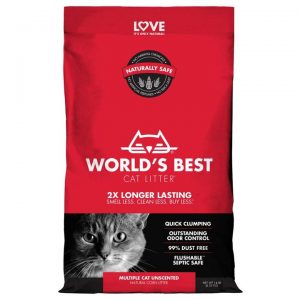 World's Best Multi Cat Clumping Cat Litter 6.35kg