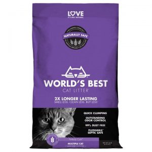World's Best Multi Cat Lavender Scent Clumping Cat Litter 6.35kg
