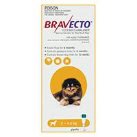 Bravecto Spot On For X-Small Dogs (2 - 4.5 Kg) Yellow 1 Pack