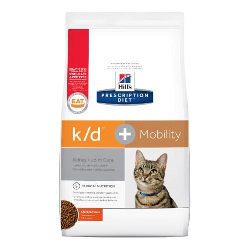 Hills Prescription Diet k/d Kidney Care Plus Mobility Dry Cat Food...