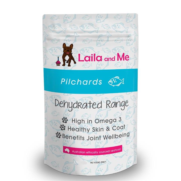 Laila & Me Dehydrated Australian Dehydrated Pilchards - 16 Pack Cat & Dog Treats