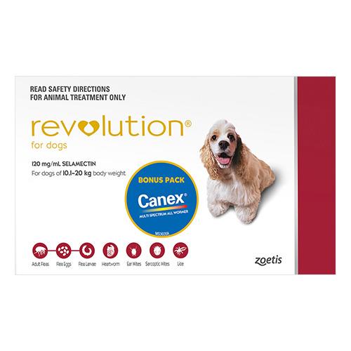 Revolution For Medium Dogs 10.1 To 20kg (Red) 12 Pack